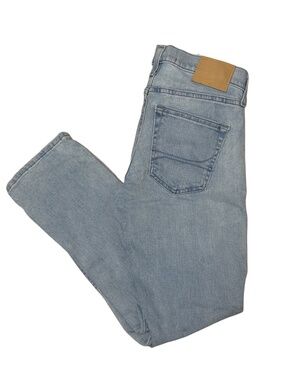 Hollister Epic Flex Slim Straight Jeans Light Wash W28 L28 Stretch Denim